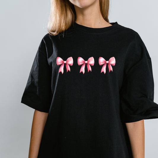 Oversized Pookies Bow Tshirt